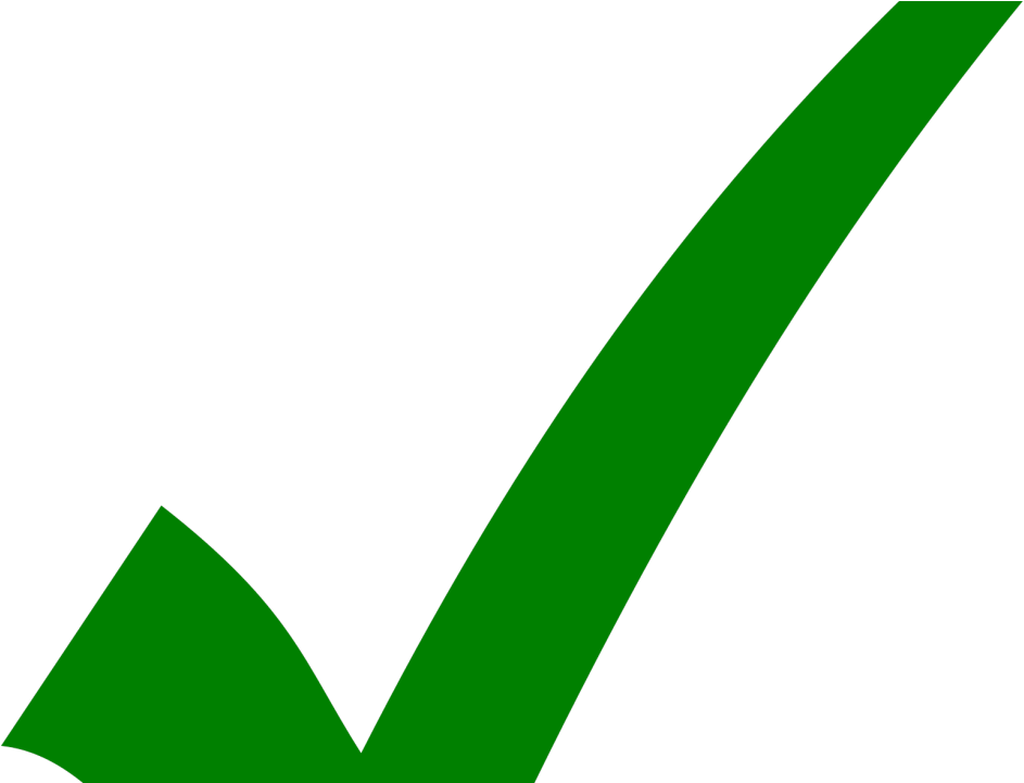 A Green Tick Mark On A Black Background