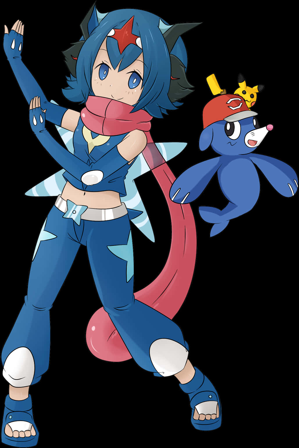 Transparent Greninja Png - Lana Greninja, Png Download