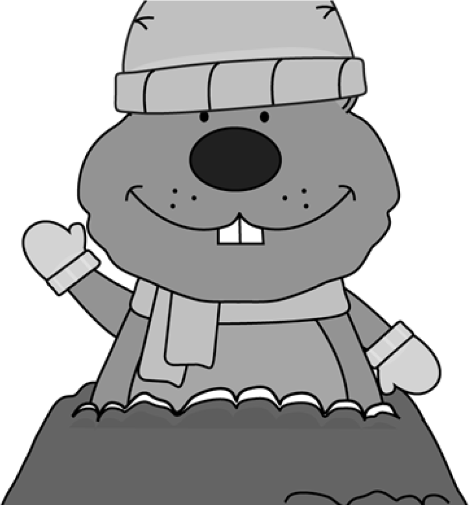 A Cartoon Of A Beaver Waving
