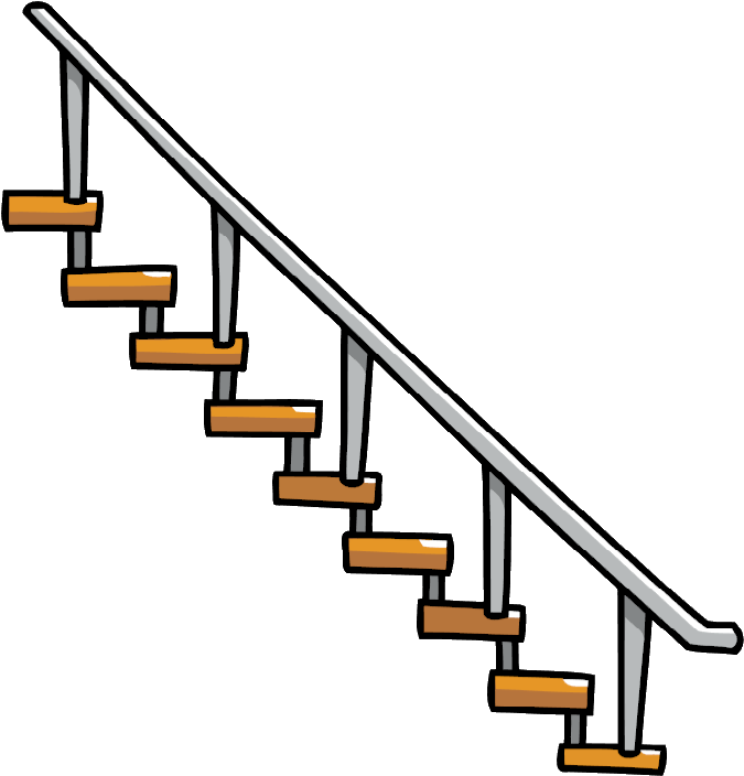 A Drawing Of A Staircase