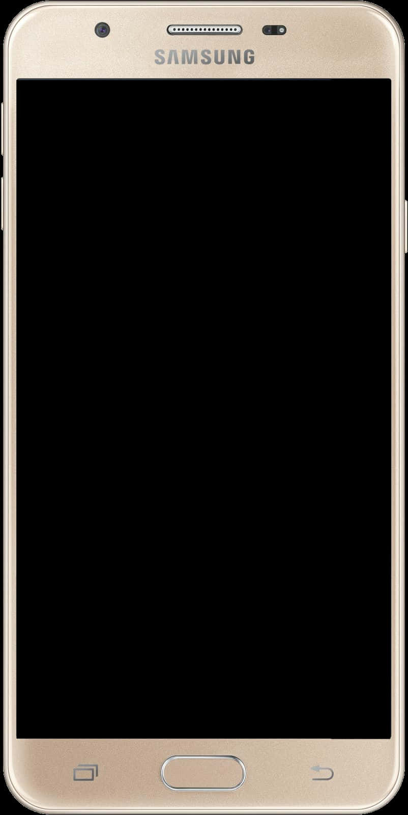 A Cell Phone With A Black Screen