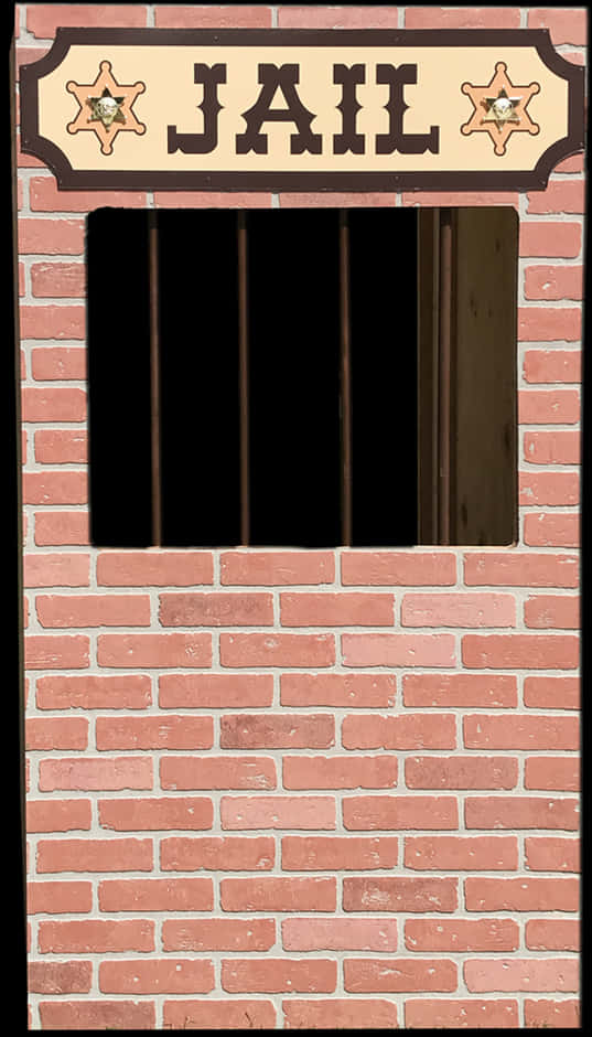 A Brick Wall With A Window