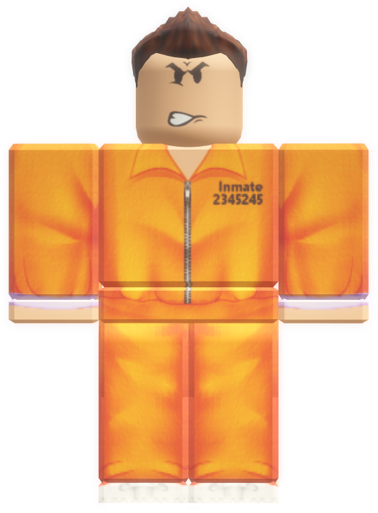 A Cartoon Character In Orange Jumpsuit