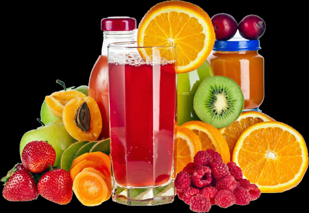 Different Fruits Juice