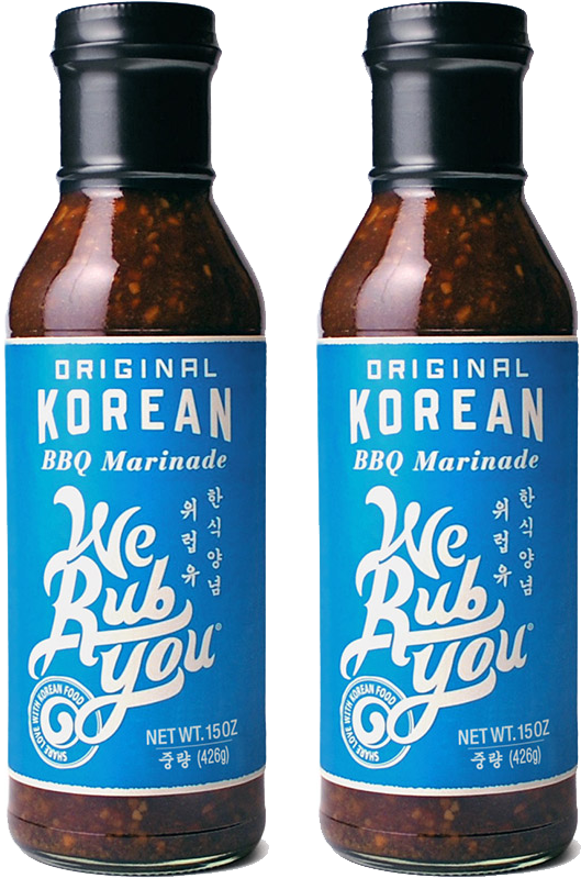 A Couple Of Bottles Of Barbecue Sauce