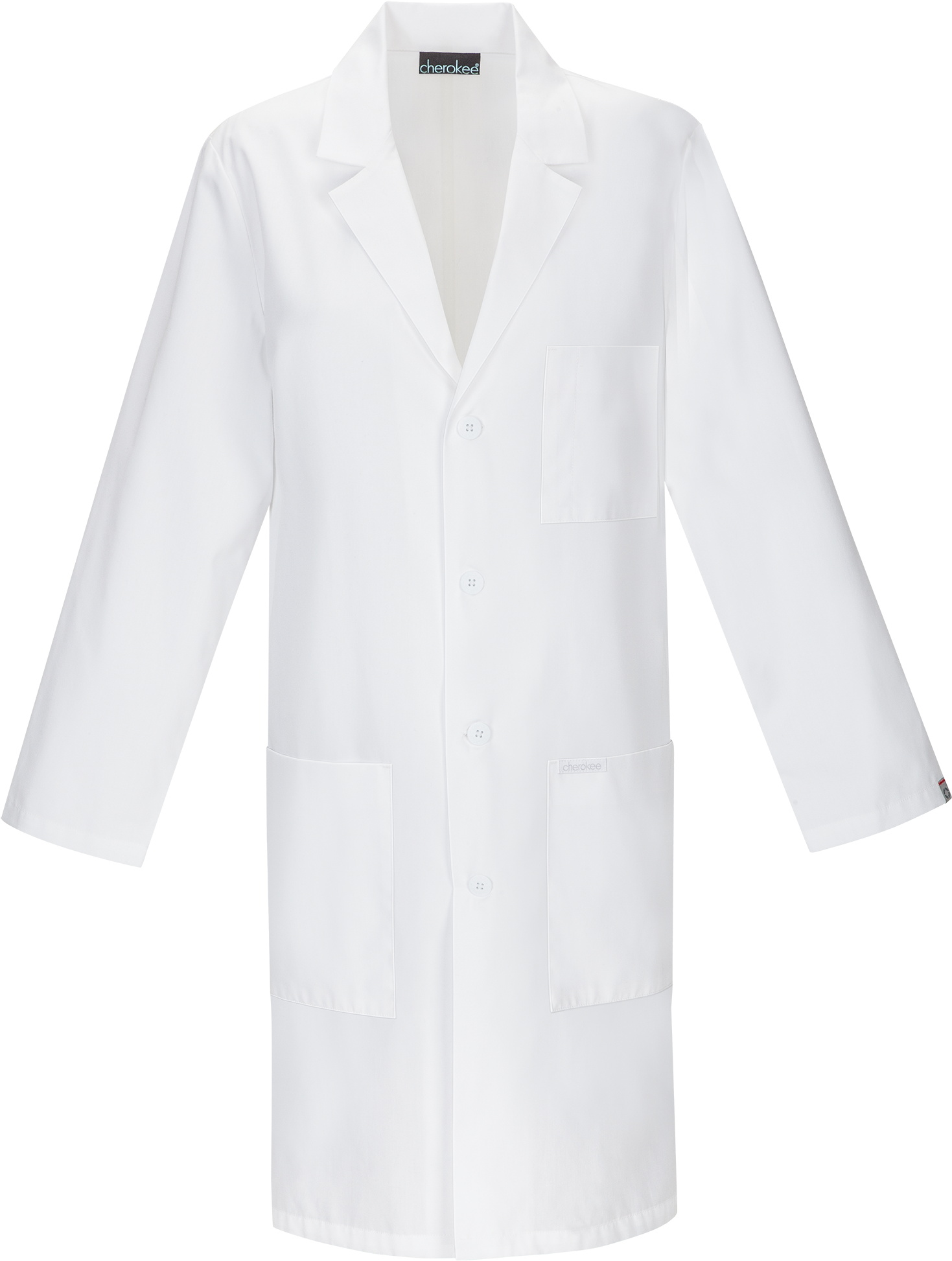A White Lab Coat With Pockets