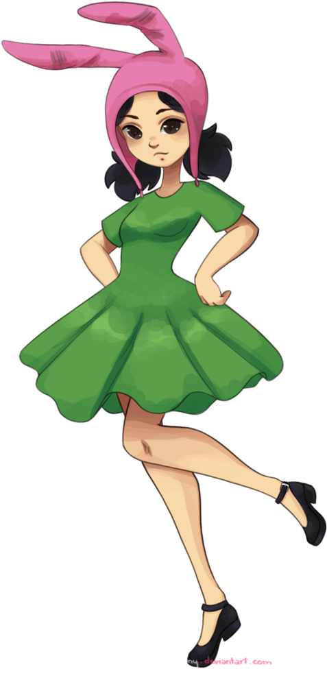 Transparent Louise Belcher Png - Bobs Burgers Louise Anime, Png Download