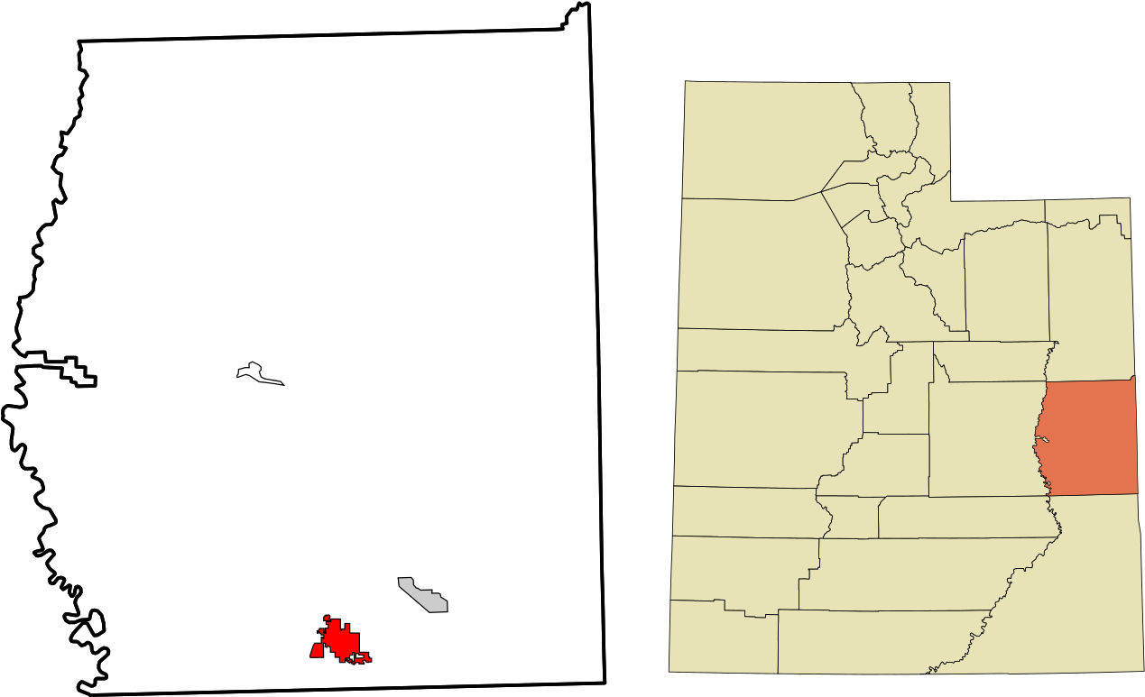 Transparent Moab Png - County Utah Map, Png Download