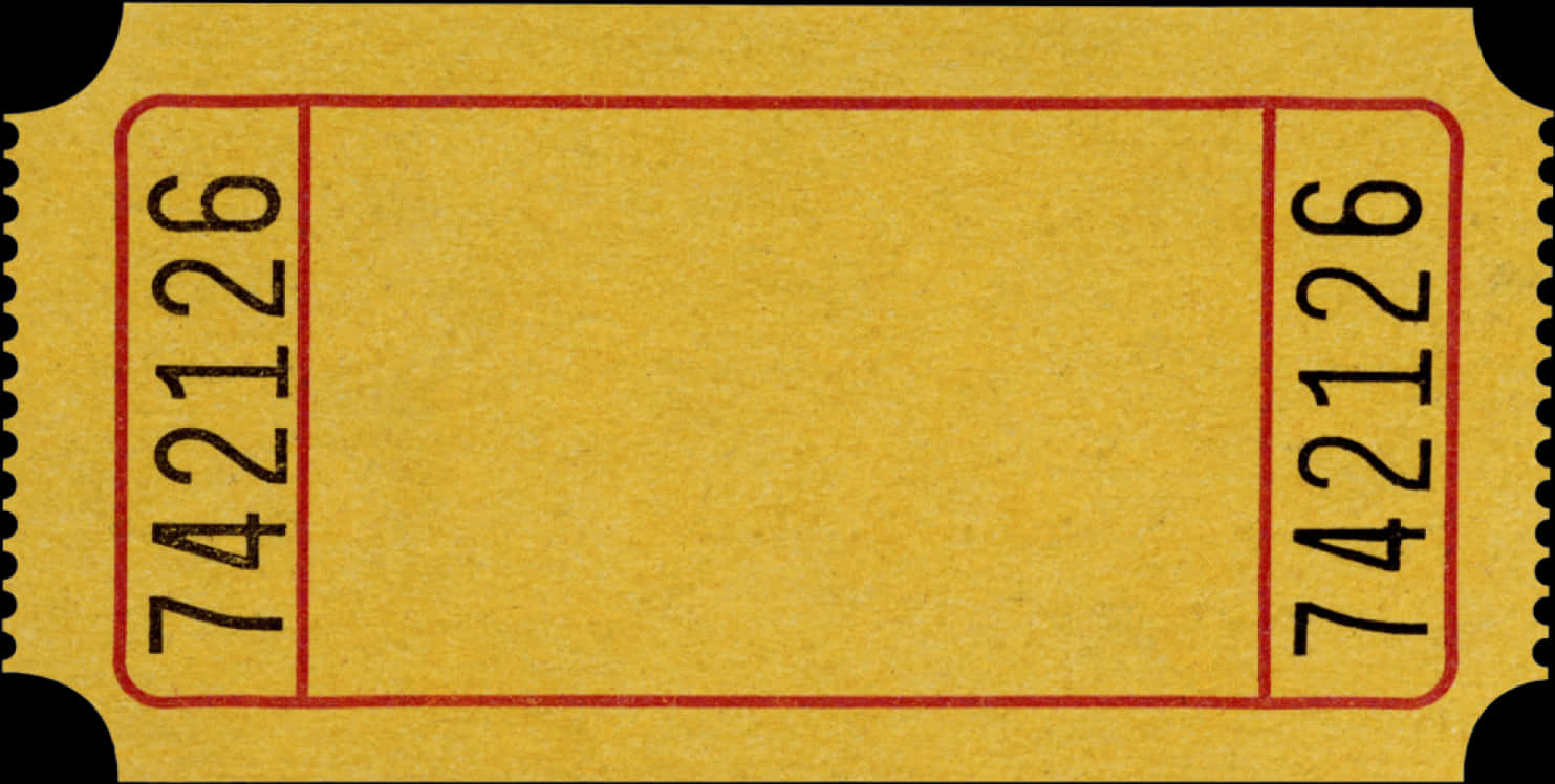 A Yellow Rectangle With Red Lines