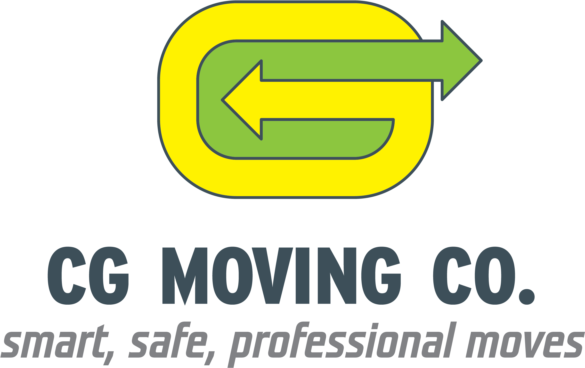 A Yellow And Green Logo With Arrows