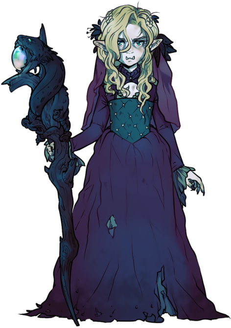 Transparent Orc Clipart - Female Half Orc Warlock, Hd Png Download