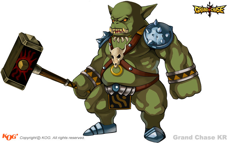 Transparent Orc Png - Grand Chase Orc, Png Download