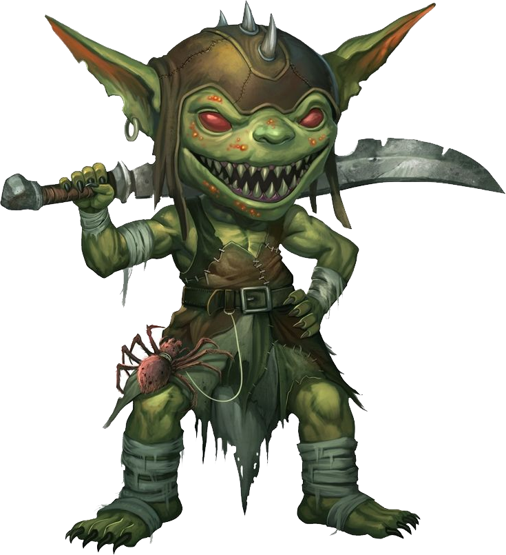 A Cartoon Character Of A Goblin Holding A Sword