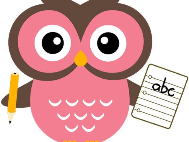 A Cartoon Of An Owl Holding A Paper