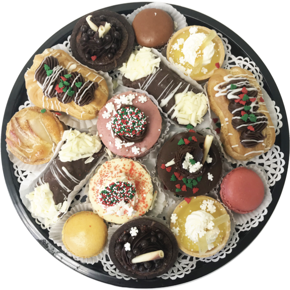 A Plate Of Pastries