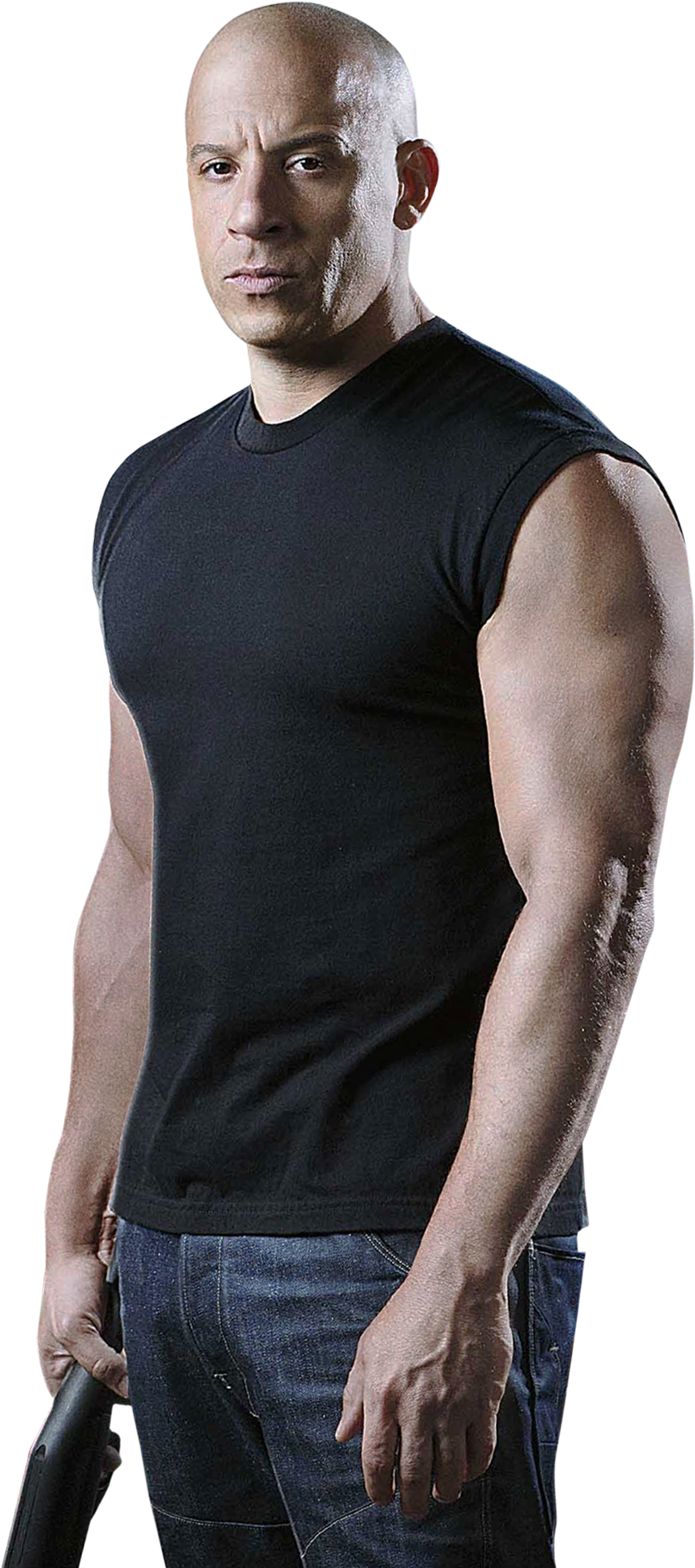 A Man Wearing A Black Shirt