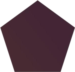 A Purple Hexagon With White Border