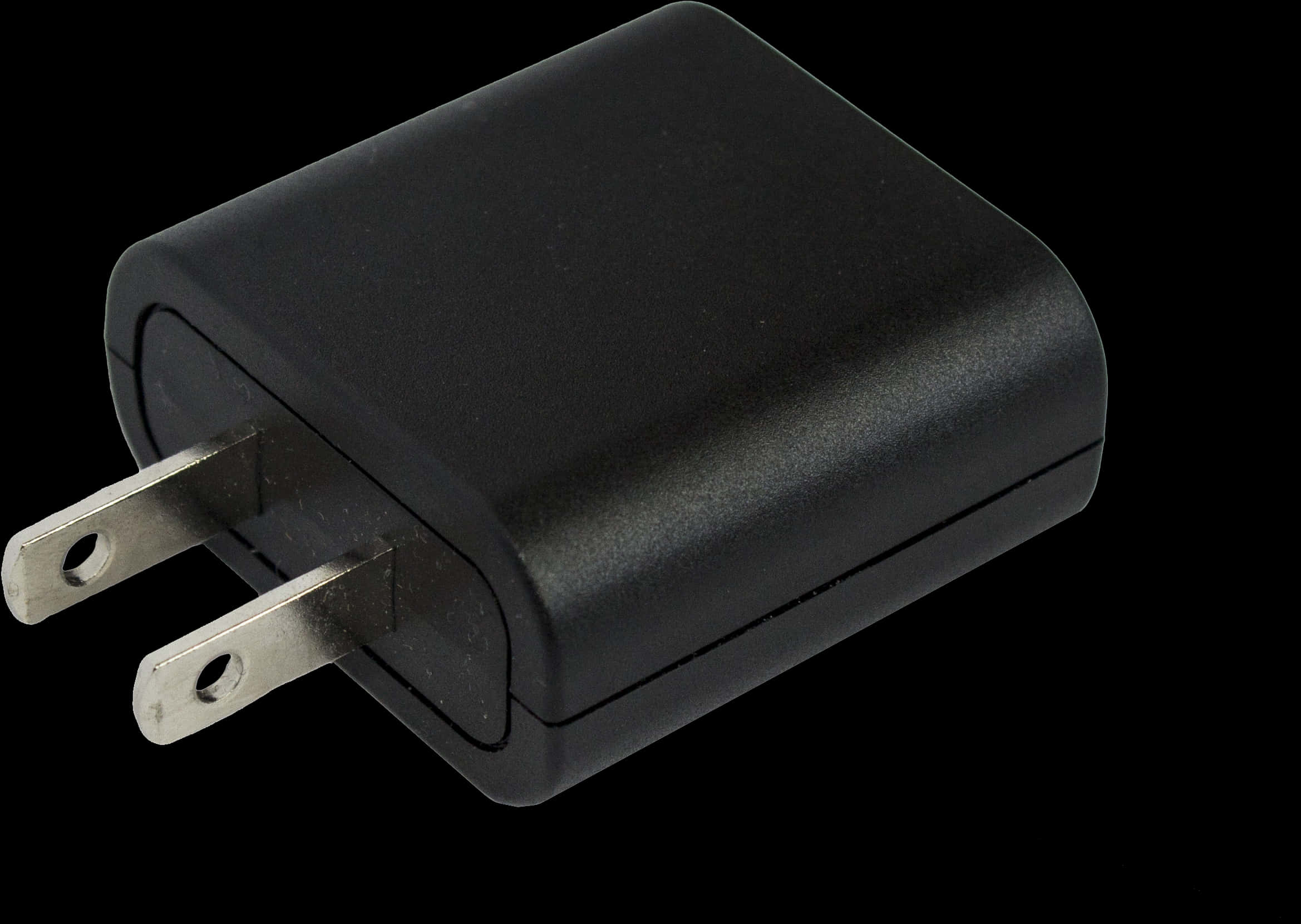 Black Phone Charger Adapter
