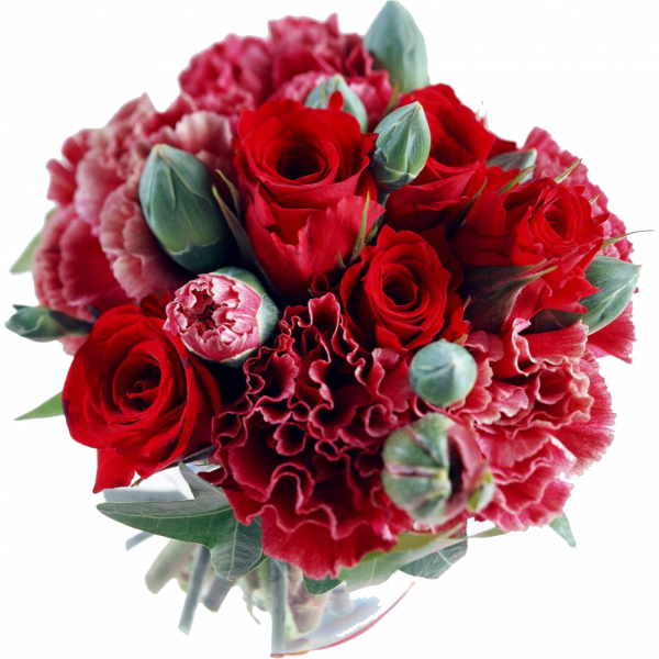 Transparent Pink Carnation Png - Rose Wedding Flowers Png, Png Download