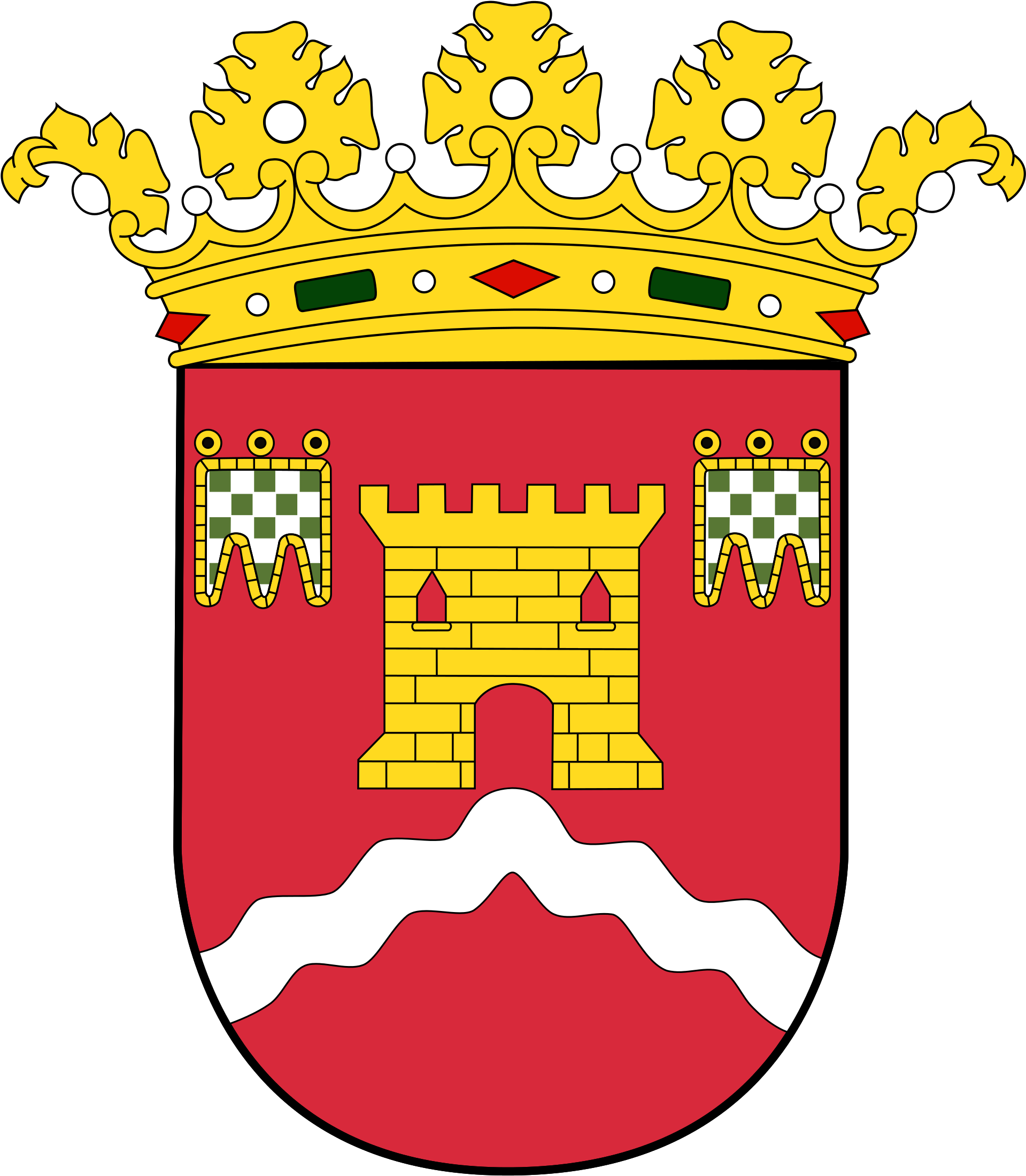 A Red And Yellow Coat Of Arms