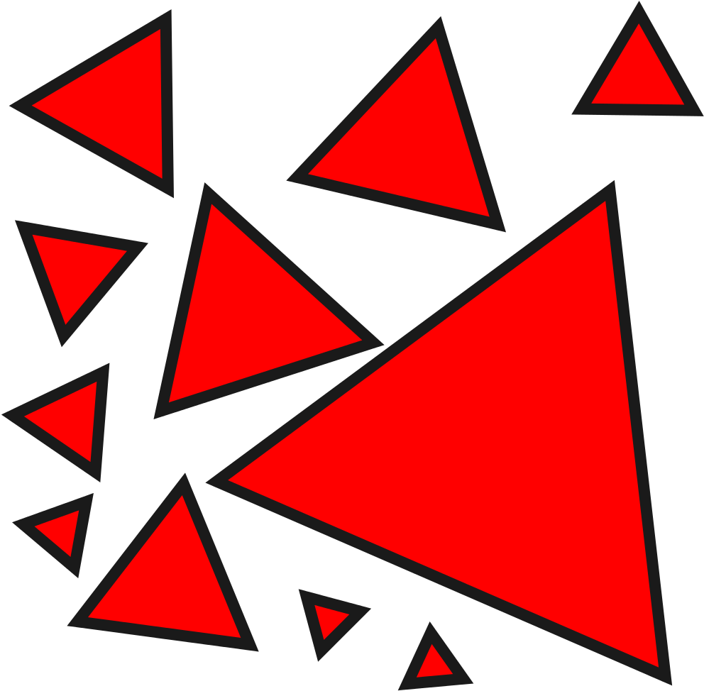 Transparent Red Triangle Png - Red Triangles Png, Png Download