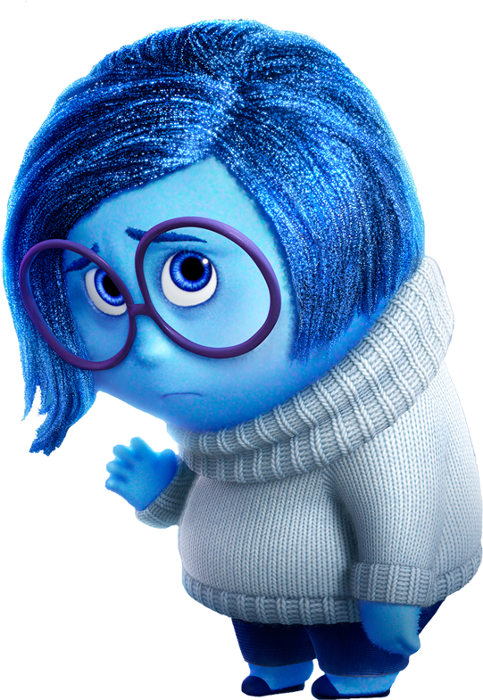 Transparent Sad Clipart - Sadness Inside Out Clipart, Hd Png Download