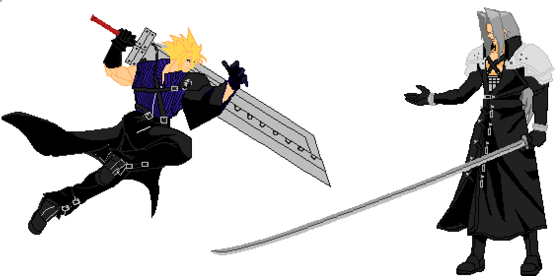 A Cartoon Character Holding A Sword