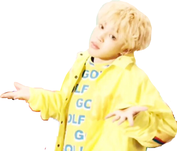 A Boy With Blonde Hair Wearing A Yellow Jacket