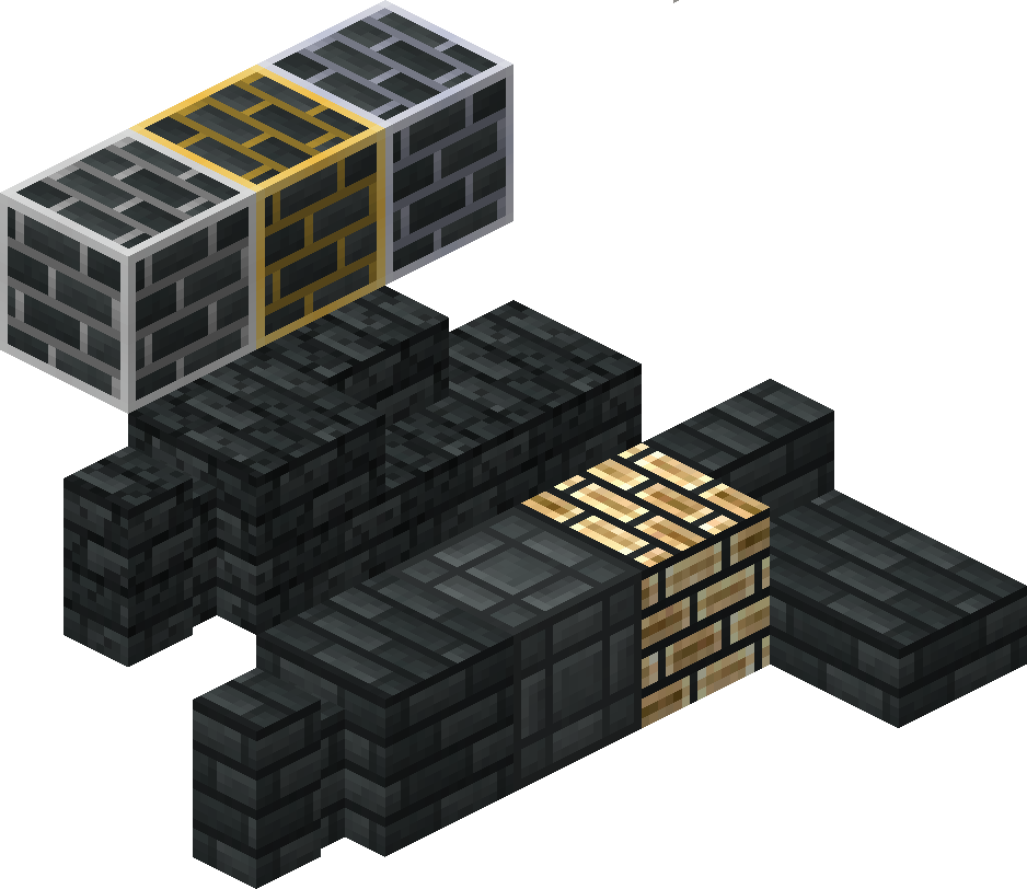 A Black And Gold Blocks