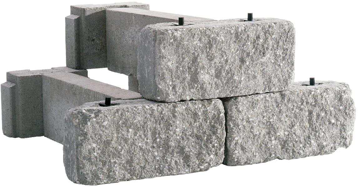 A Stack Of Grey Bricks