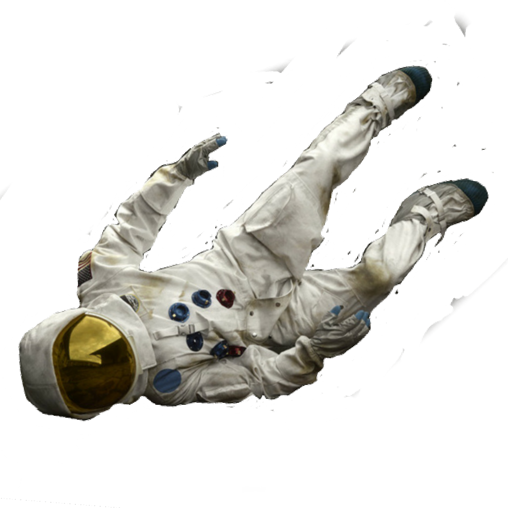 An Astronaut Floating In Space