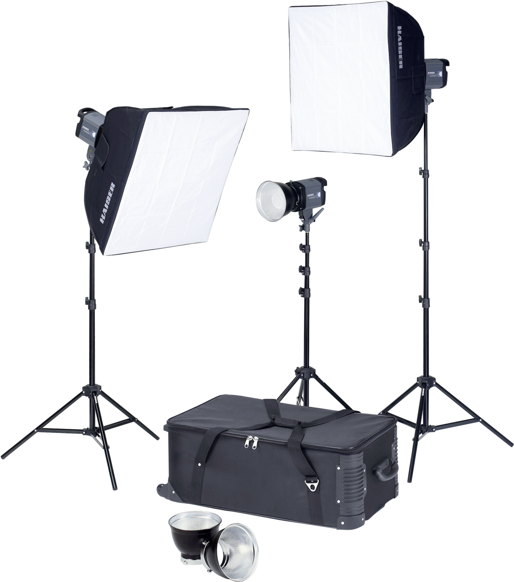 A Group Of Lighting Equipment