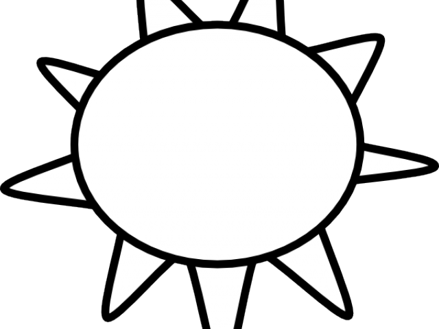 A White Sun With Pointed Edges