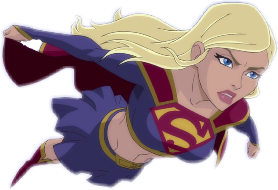 Transparent Supergirl Png - Animated Supergirl, Png Download
