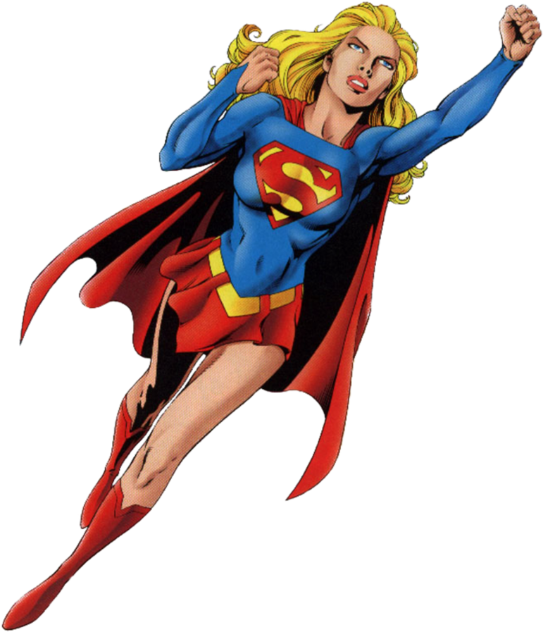 Transparent Supergirl Png - Supergirl Comic, Png Download