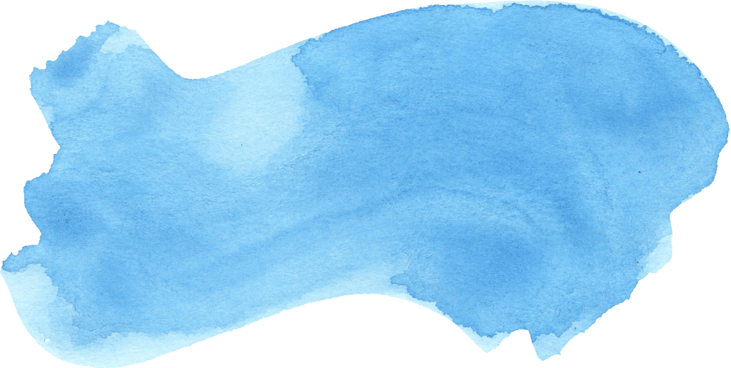 A Blue Watercolor On A Black Background