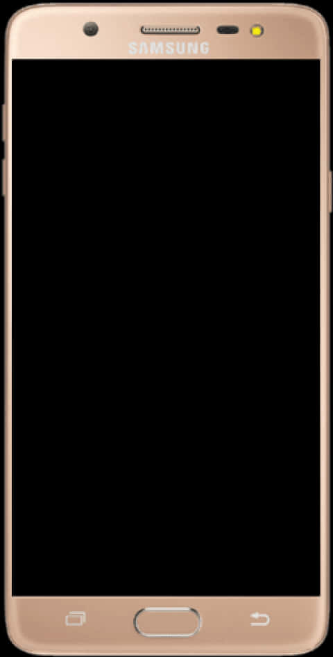 A Cell Phone With A Black Screen