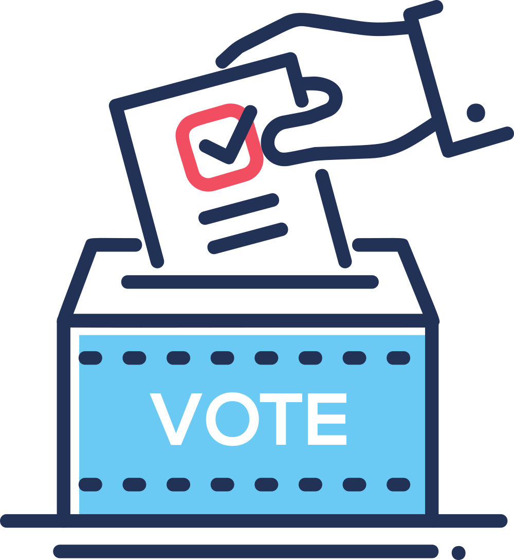 Transparent Vote Icon Png - Voting Ballot Clipart, Png Download