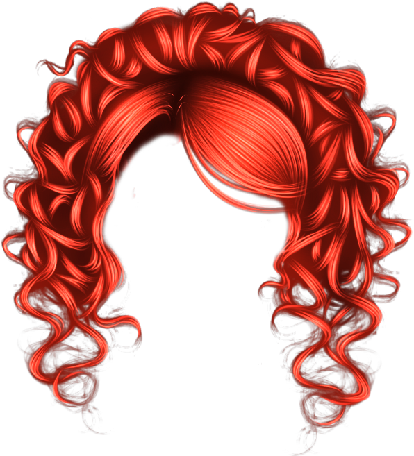 Transparent Wig Clipart - Transparent Background Wig Clipart, Hd Png Download