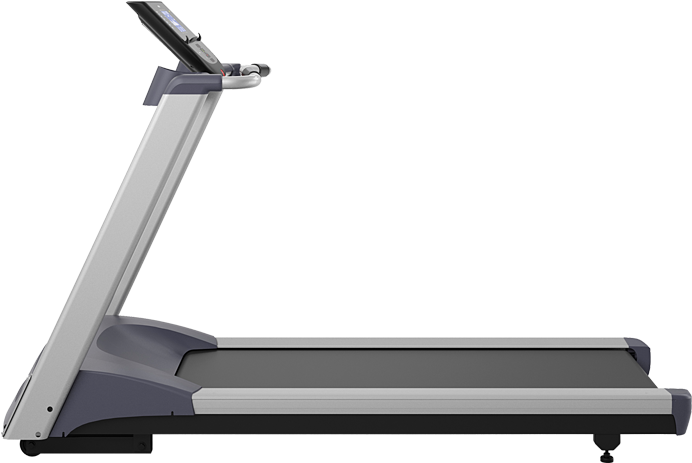 A Treadmill With A Black Background