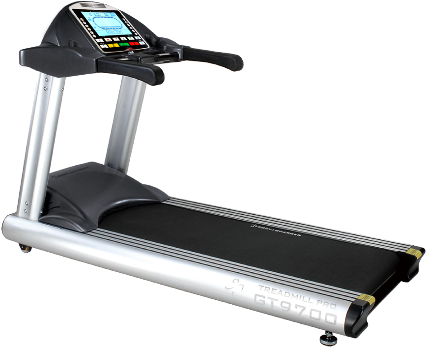 A Treadmill Machine With A Screen