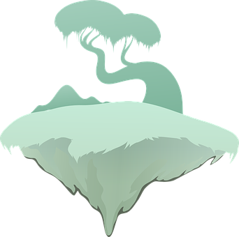 A Tree On A Floating Island