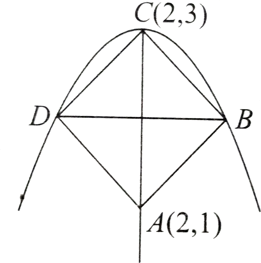 A Diagram Of A Triangle With Lines And Letters