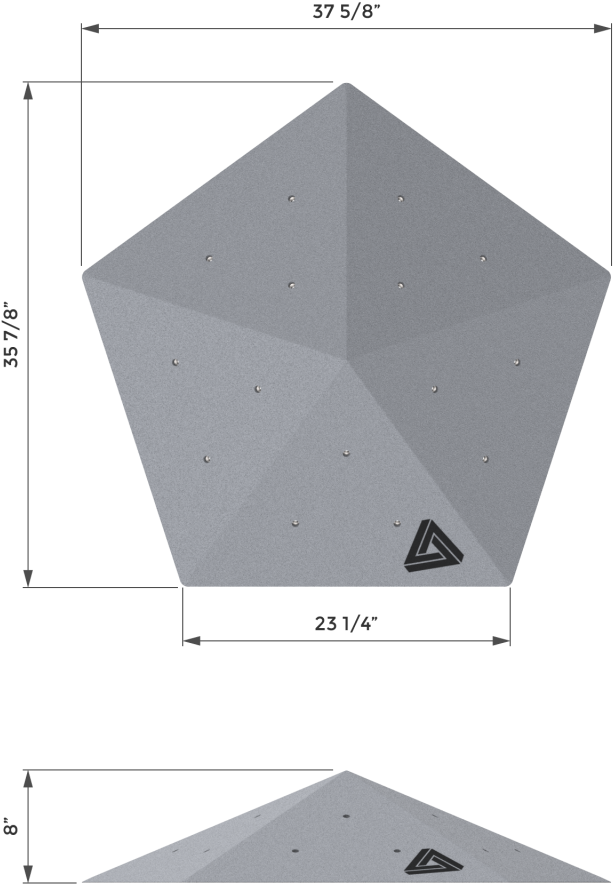 A Drawing Of A Hexagon Shaped Object