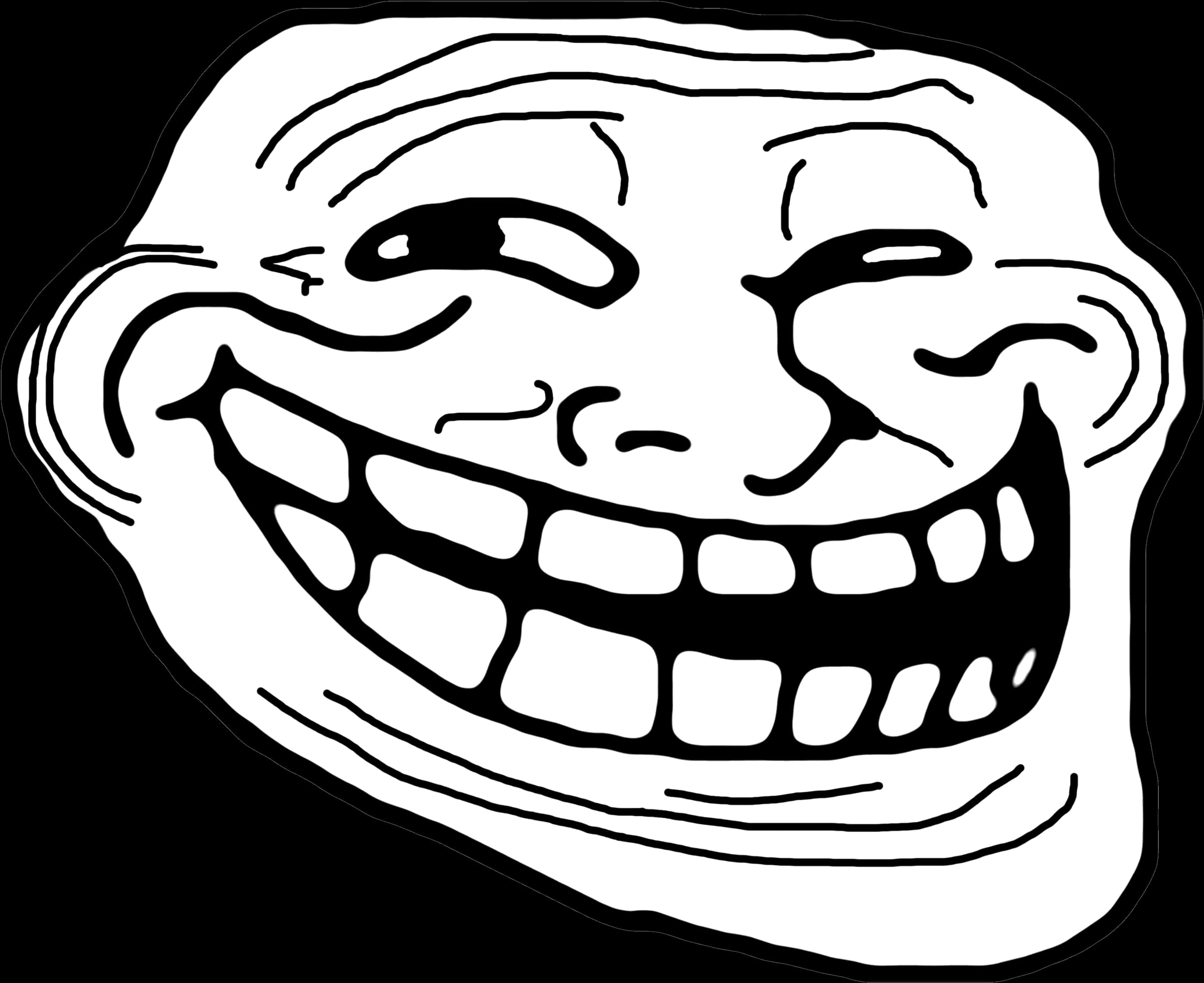 Troll Face Png 2683 X 2192