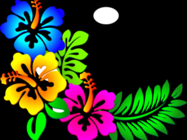 Tropical Border Cliparts - Flower Corner Border Design, Hd Png Download
