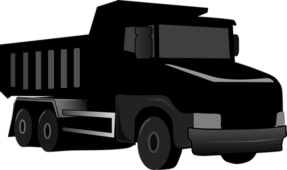 A Black And Grey Truck