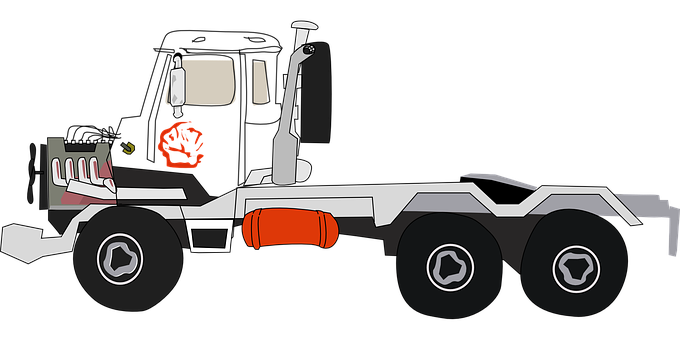 A Cartoon Of A Vehicle