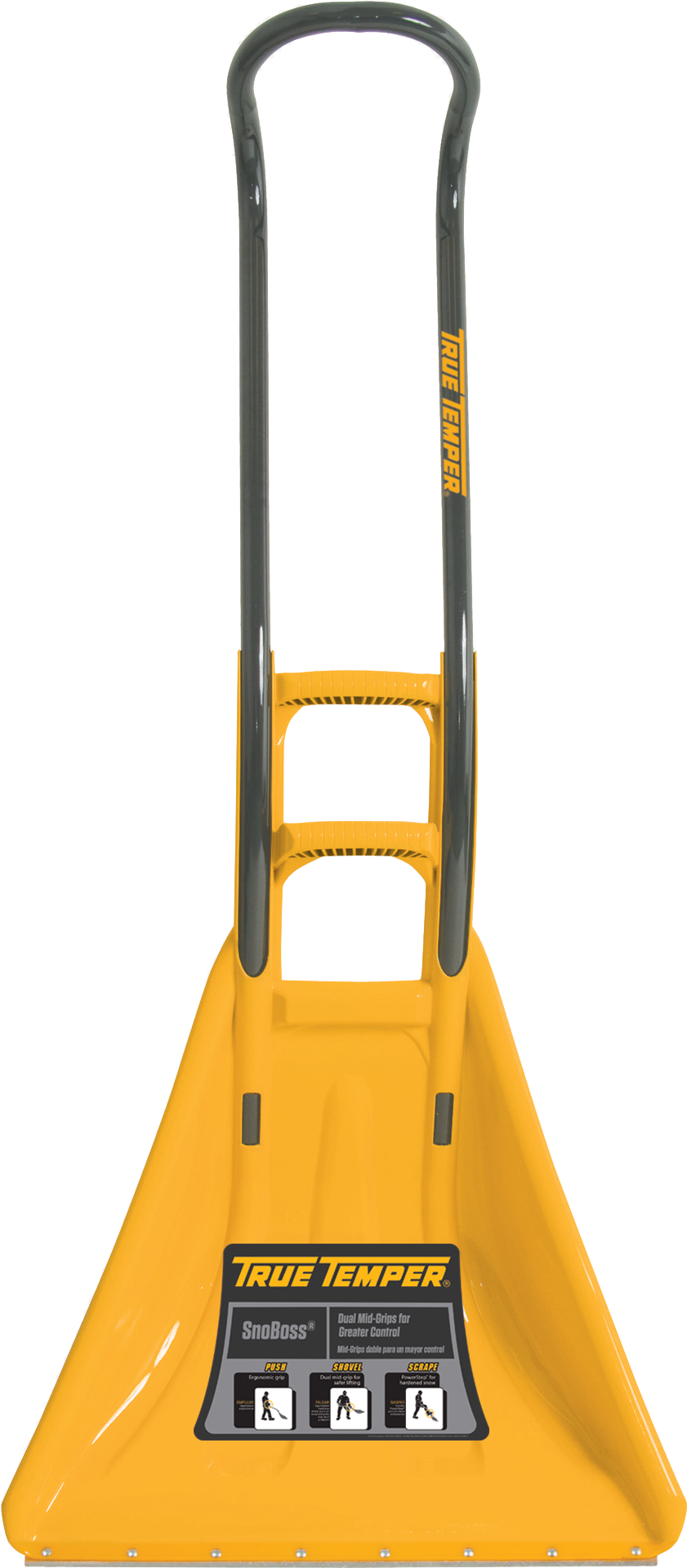A Yellow And Grey Sledge