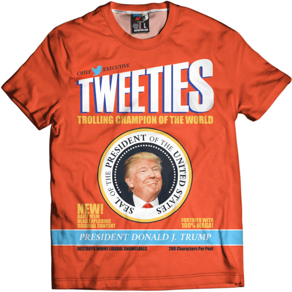 An Orange T-shirt With A Picture Of A Man